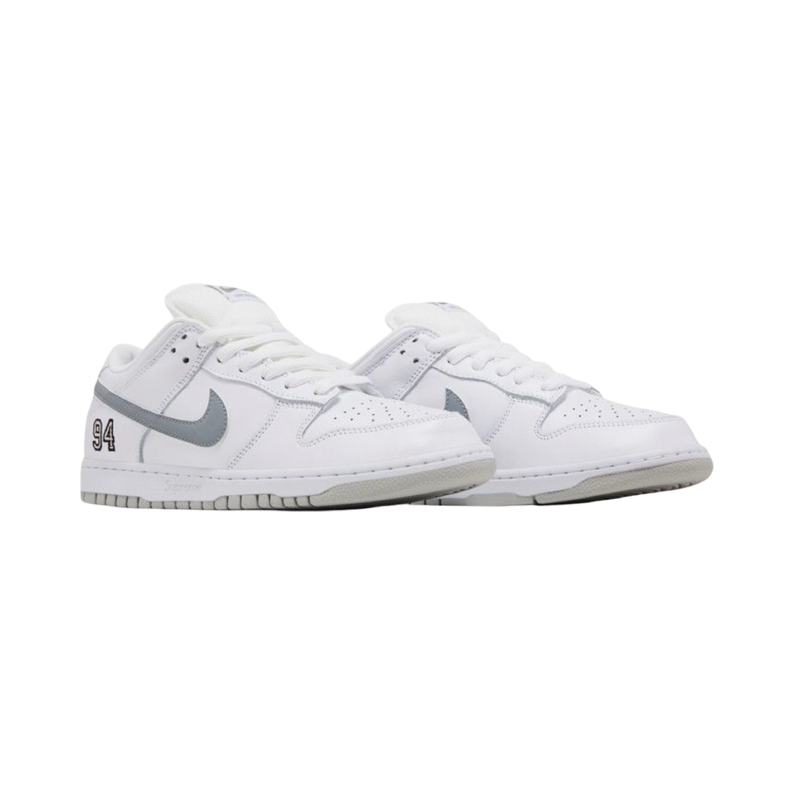 Supreme x Nike SB Dunk Low Pro QS Racer Blue Metallic Silver