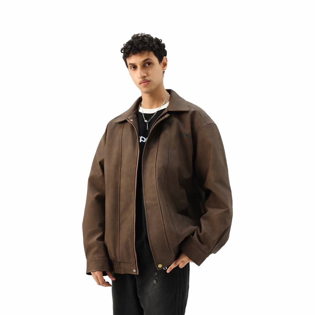 Kawasaki Lifestyle Jacket Brown