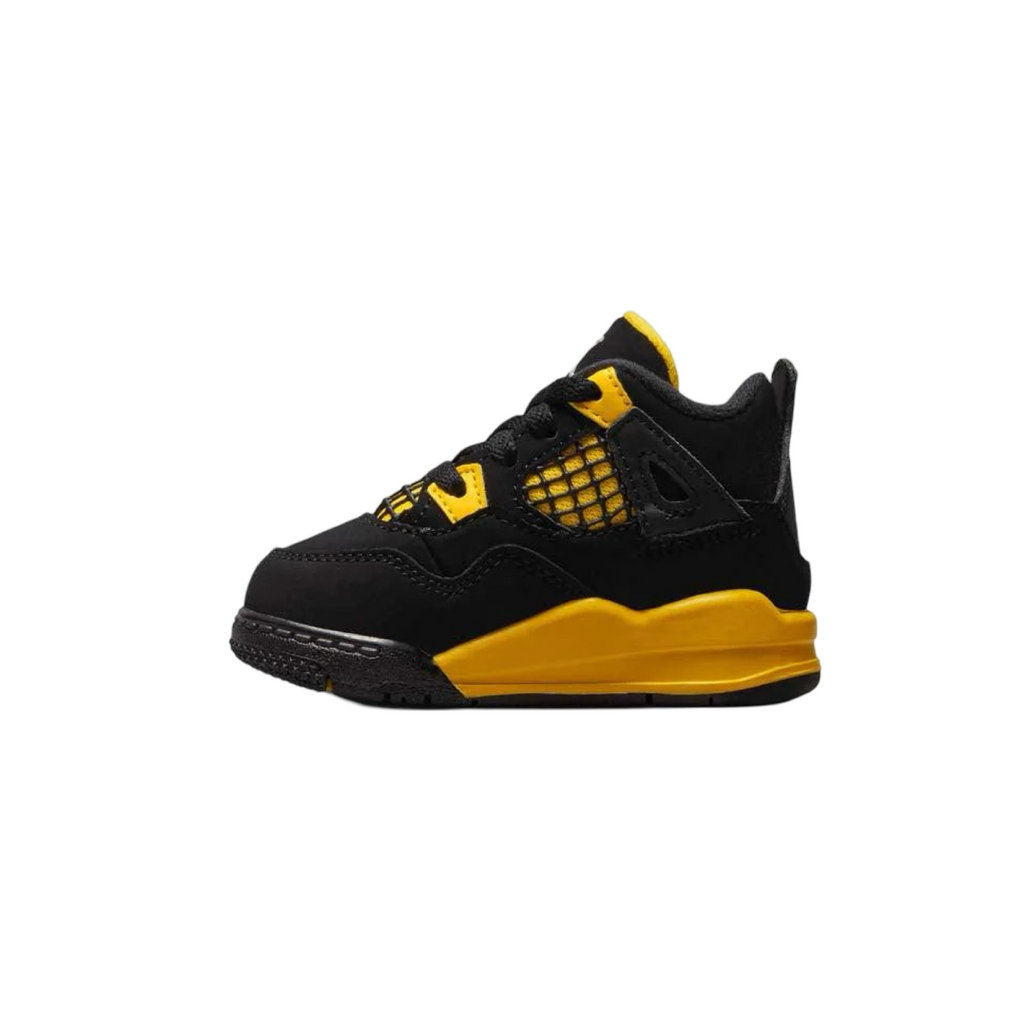 Toddler Air Jordan 4 Retro (TD) Thunder Black White