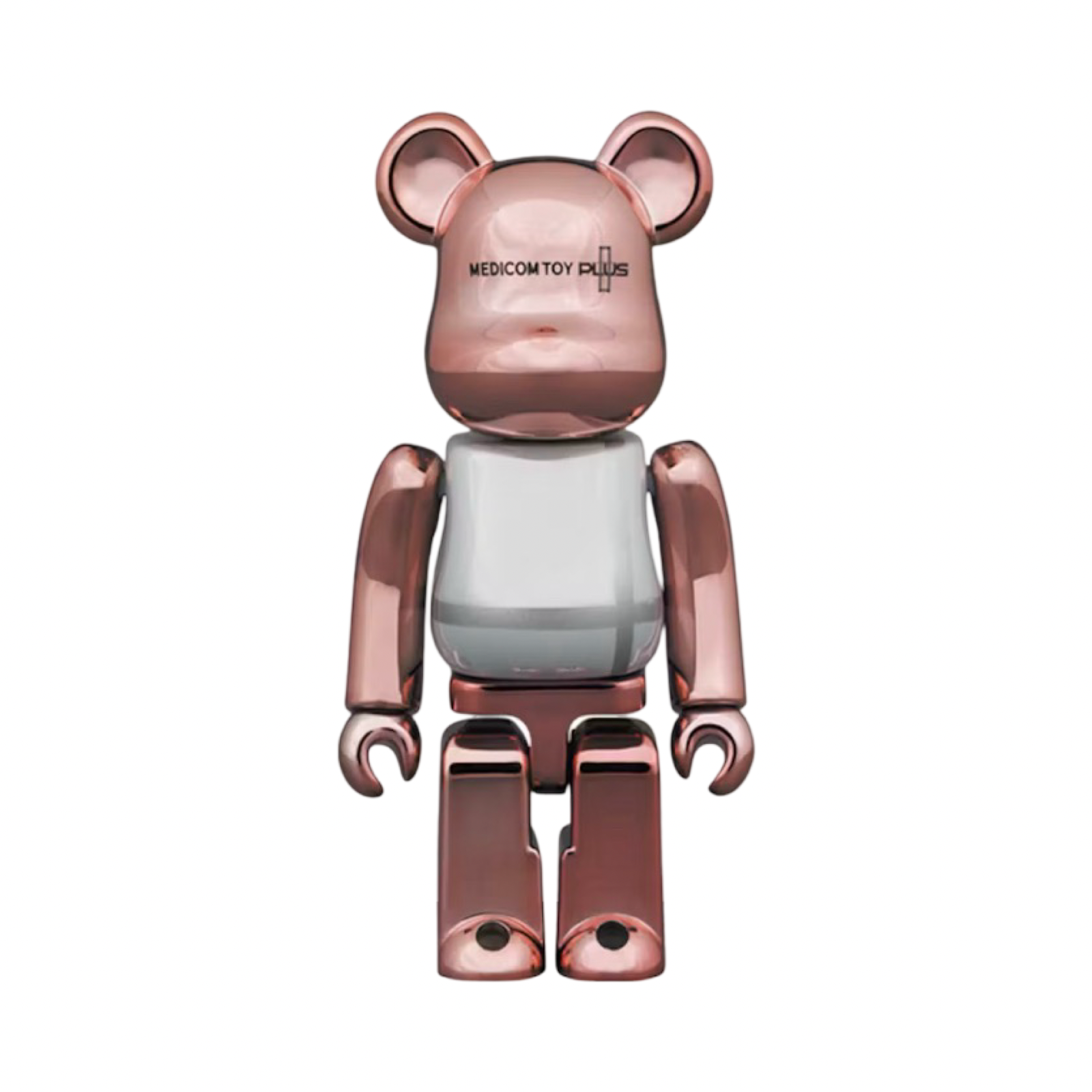 Bearbrick Medicom Toy Plus 400% & 100% Pink Gold Chrome