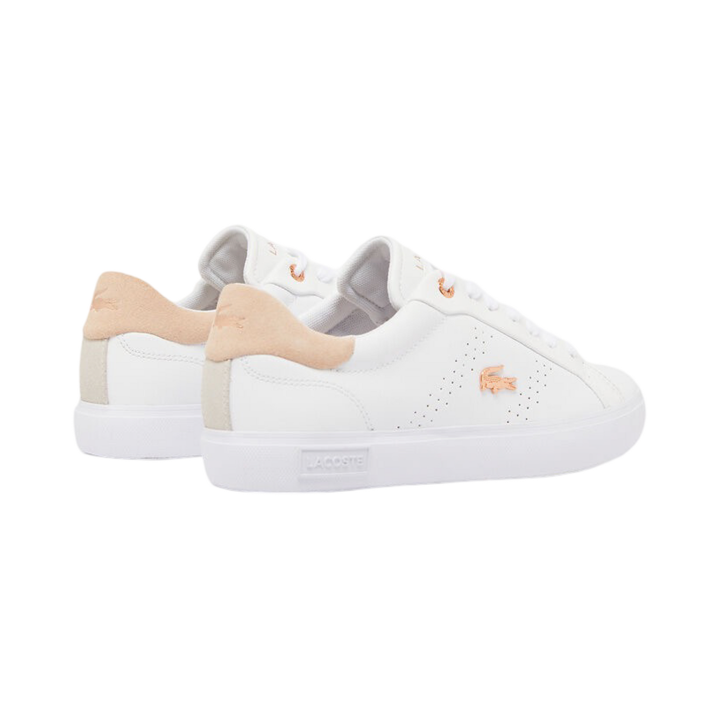 Women's Lacoste Powercourt 2.0 2241 SFA White Light Pink