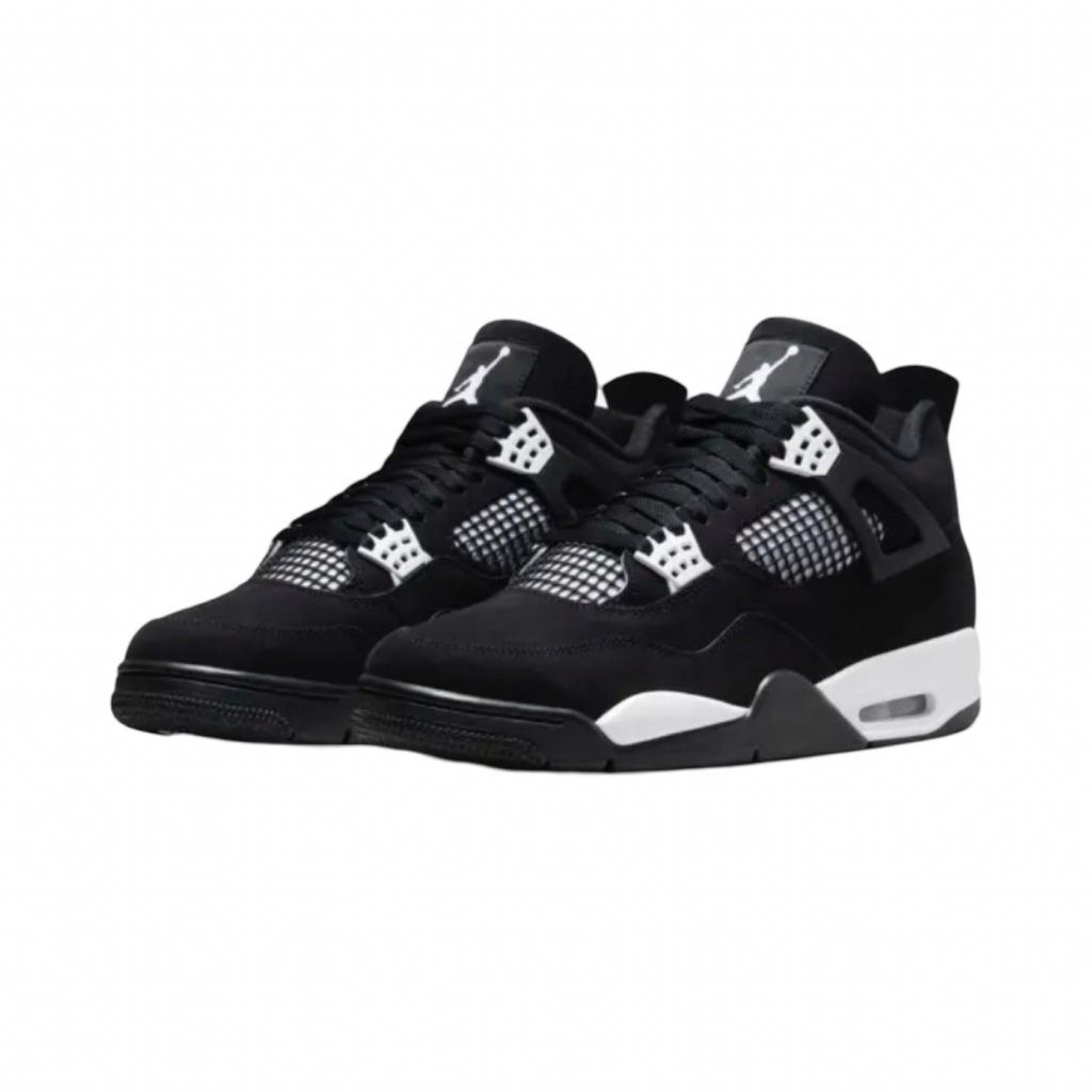 Air Jordan 4 Retro White Thunder Black White Black FQ8138-001