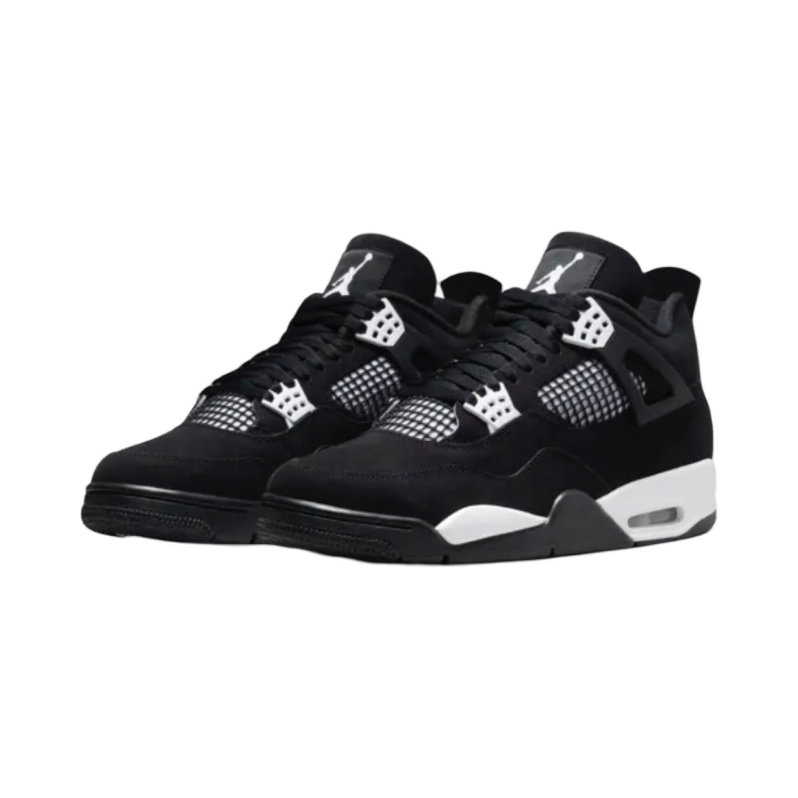 Air Jordan 4 Retro White Thunder Black White Black FQ8138-001