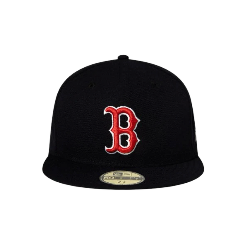 New Era 59Fifty Boston Redsox Navy White Red Fitted Cap