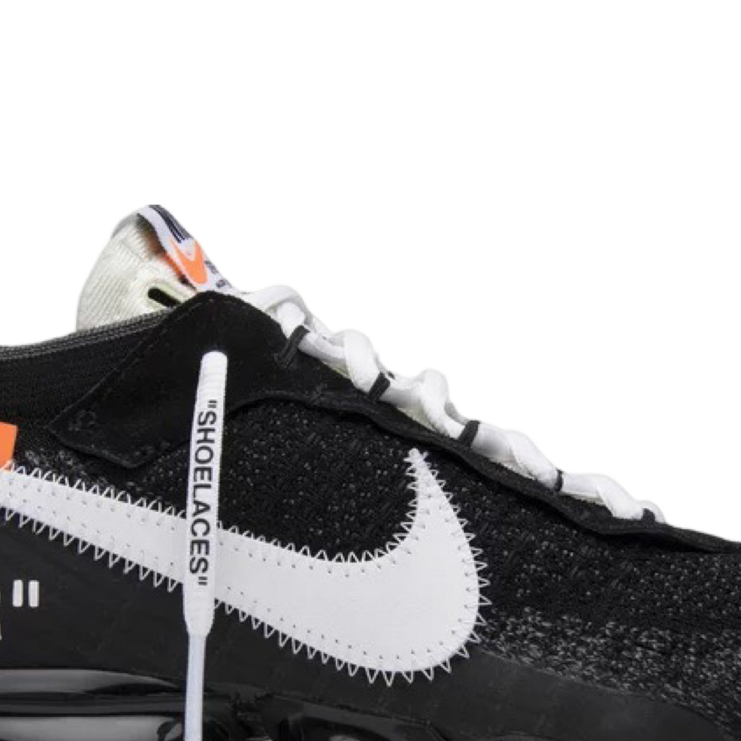 Off White x Nike Air Max Vapormax FK Flyknit Black White Clear