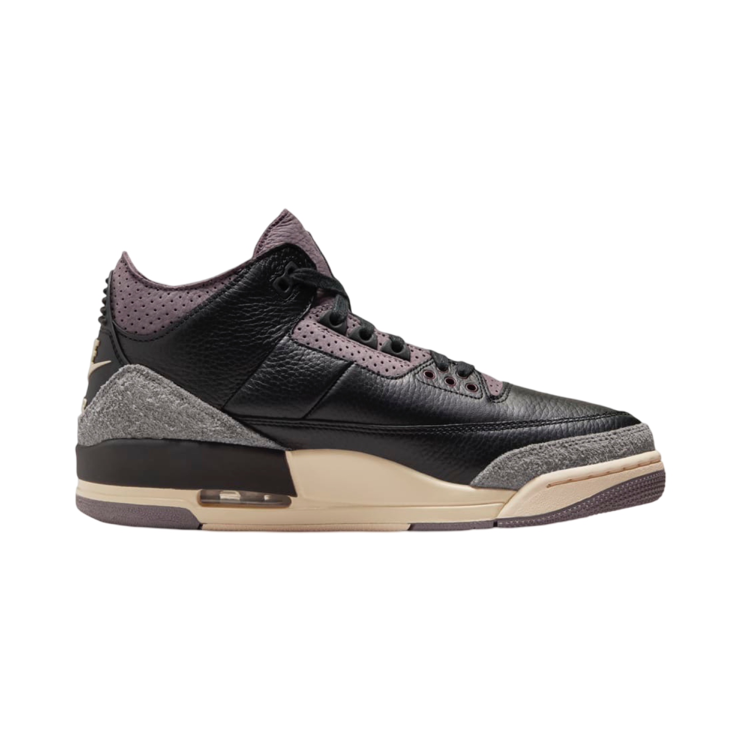 Women's Air Jordan 3 A Ma Maniere Black Flat Pewter