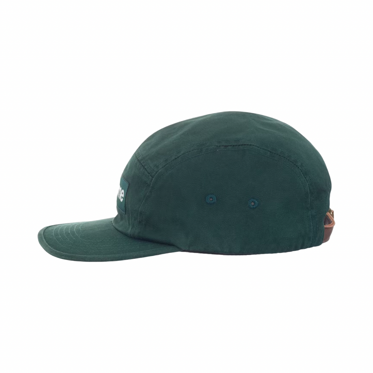 Supreme FW23 Washed Chino Twill Camp Cap Pine Green