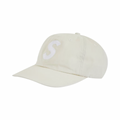 Supreme FW23 Pigment Coated Canvas S Logo 6 Panel Cap Natural