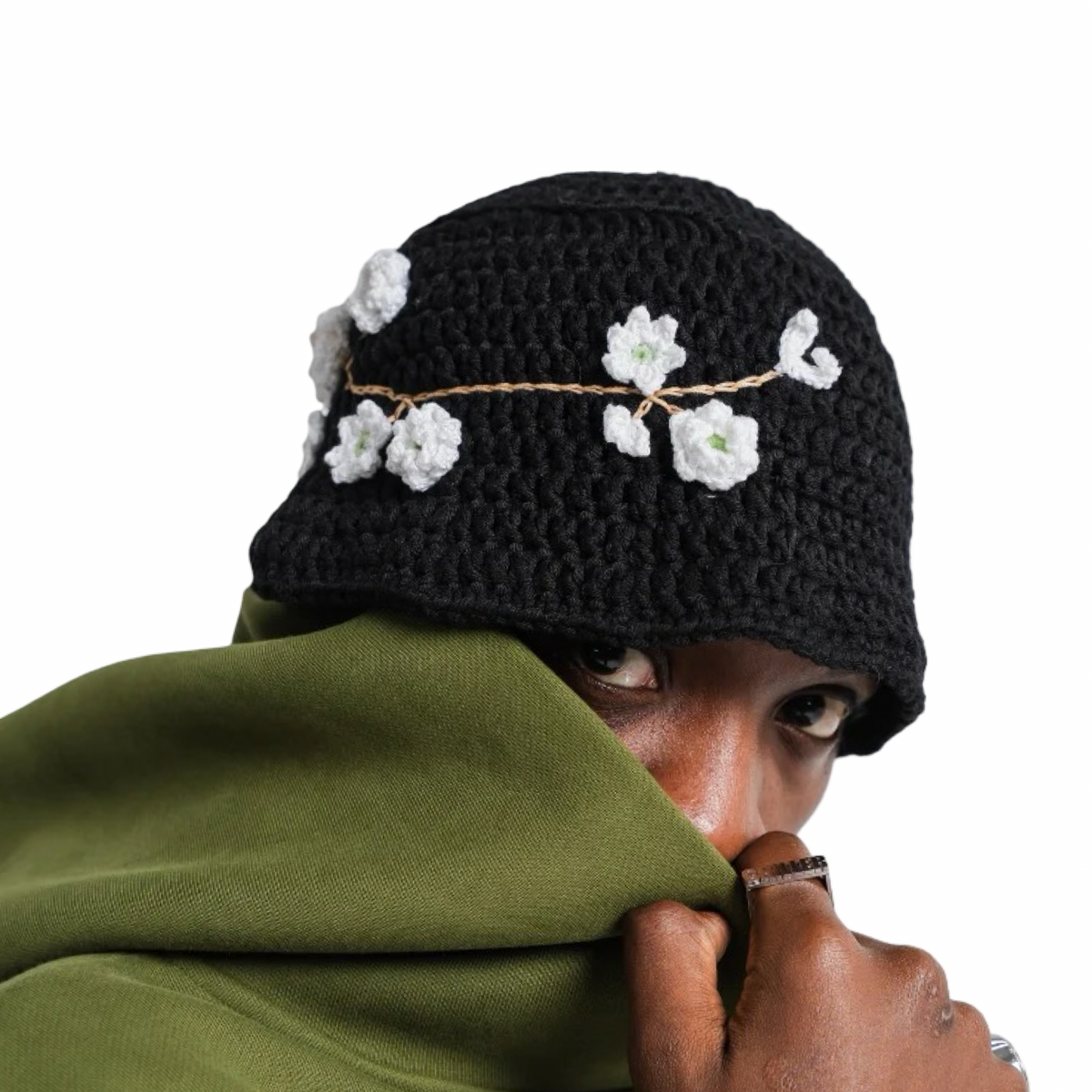 OZMNL Sampaguita Crochet Bucket Hat