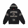 Supreme Rhinestone Eagle Hooded Sweatshirt Black FW26