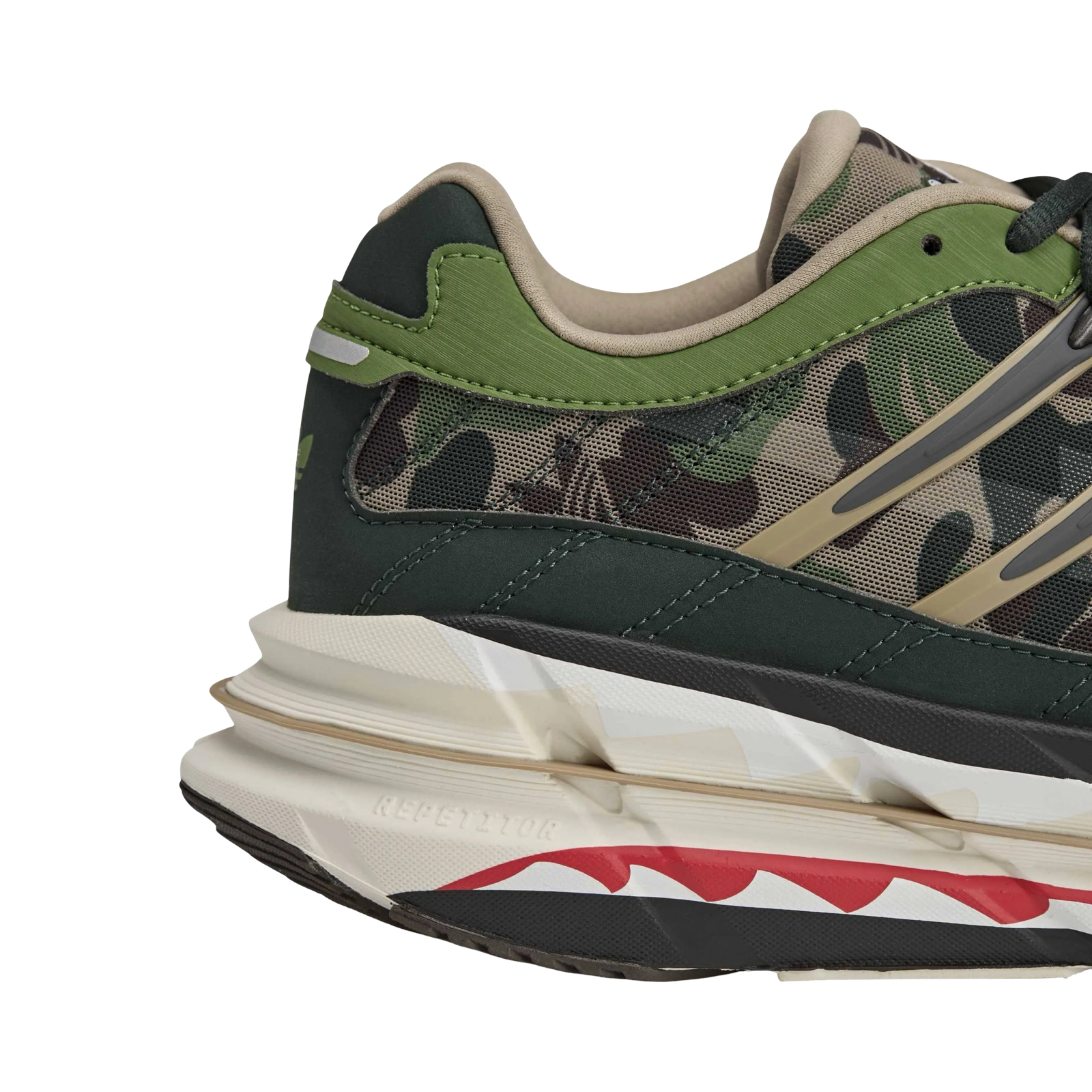 Adistar x Bape HRMY Hemp Iron Metallic White KJ8850