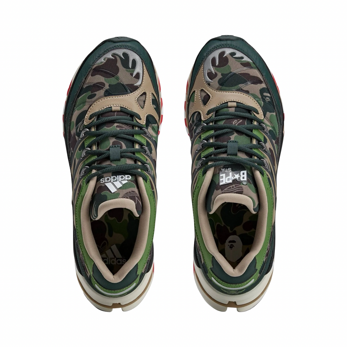 Adistar x Bape HRMY Hemp Iron Metallic White KJ8850