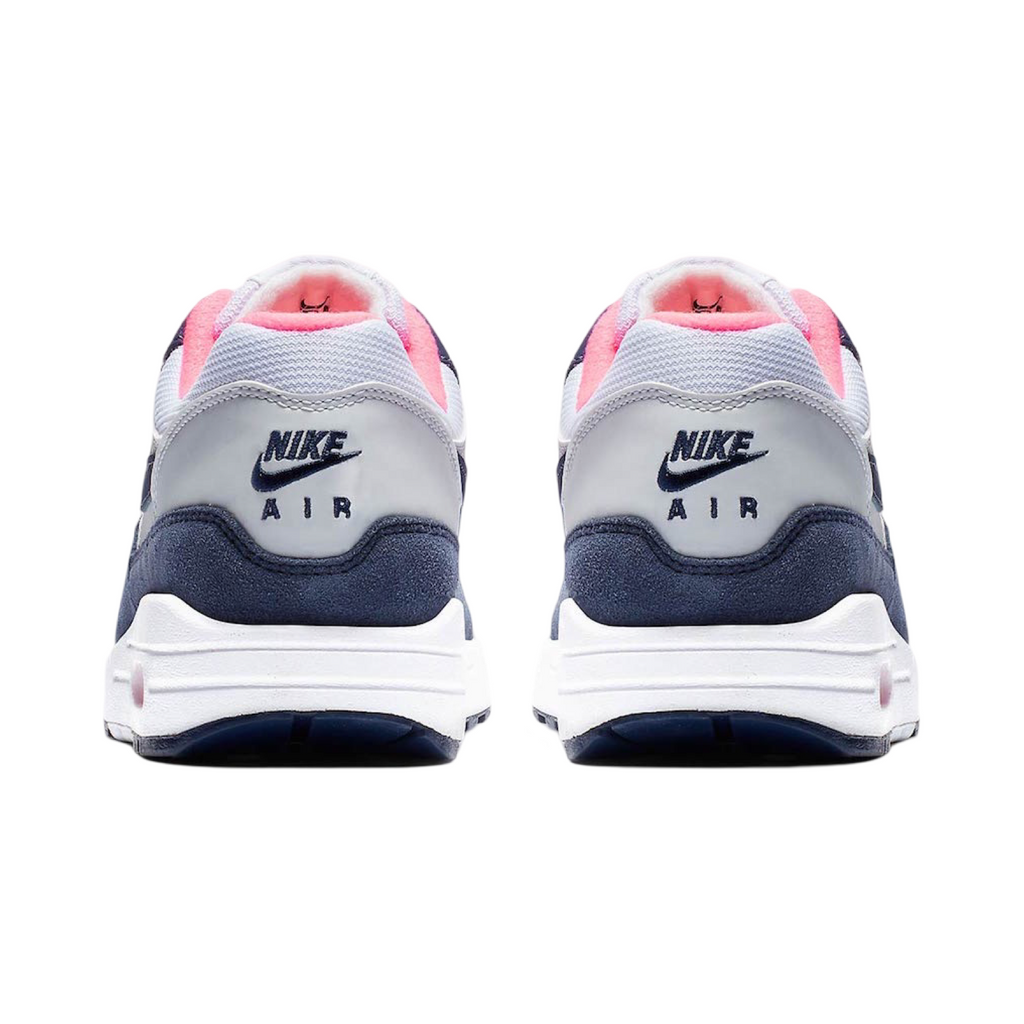 Women's Nike Air Max 1 Pure Platinum Midnight Navy Racer Pink