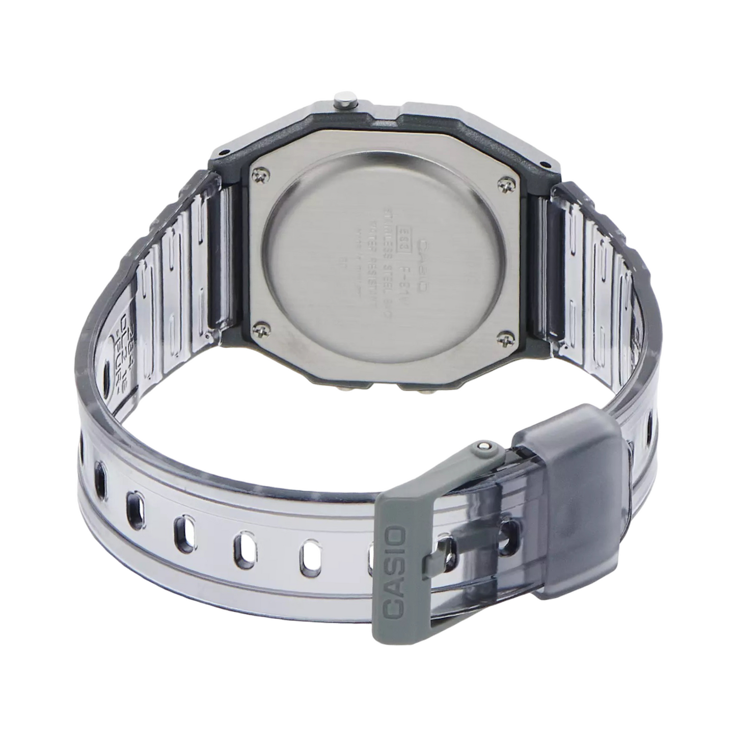 Casio Digital Grey Resin Band Watch F91WS-8D