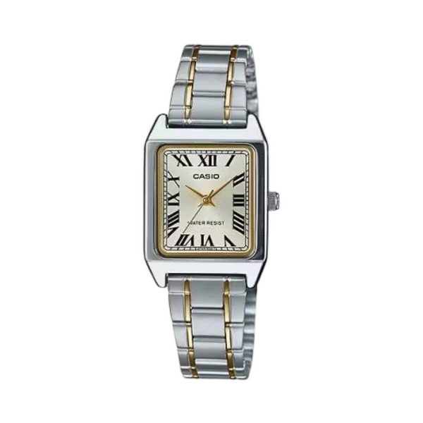 Casio Ladies Classic LTPV007SG-9E Analogue Watch Silver Gold