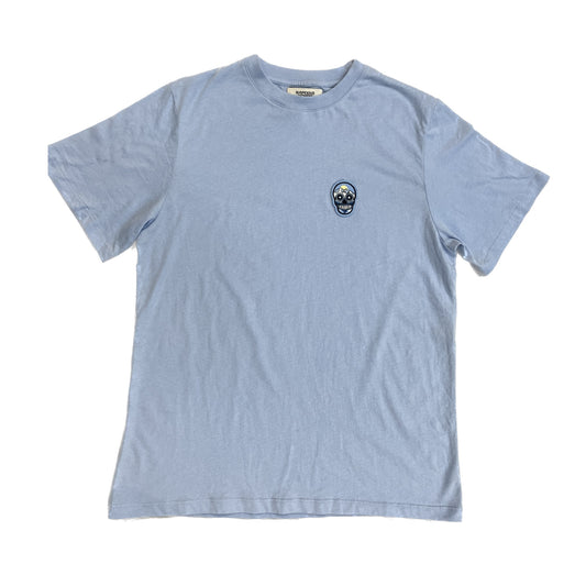 Suspicious Antwerp Sky Blue Skull Tee