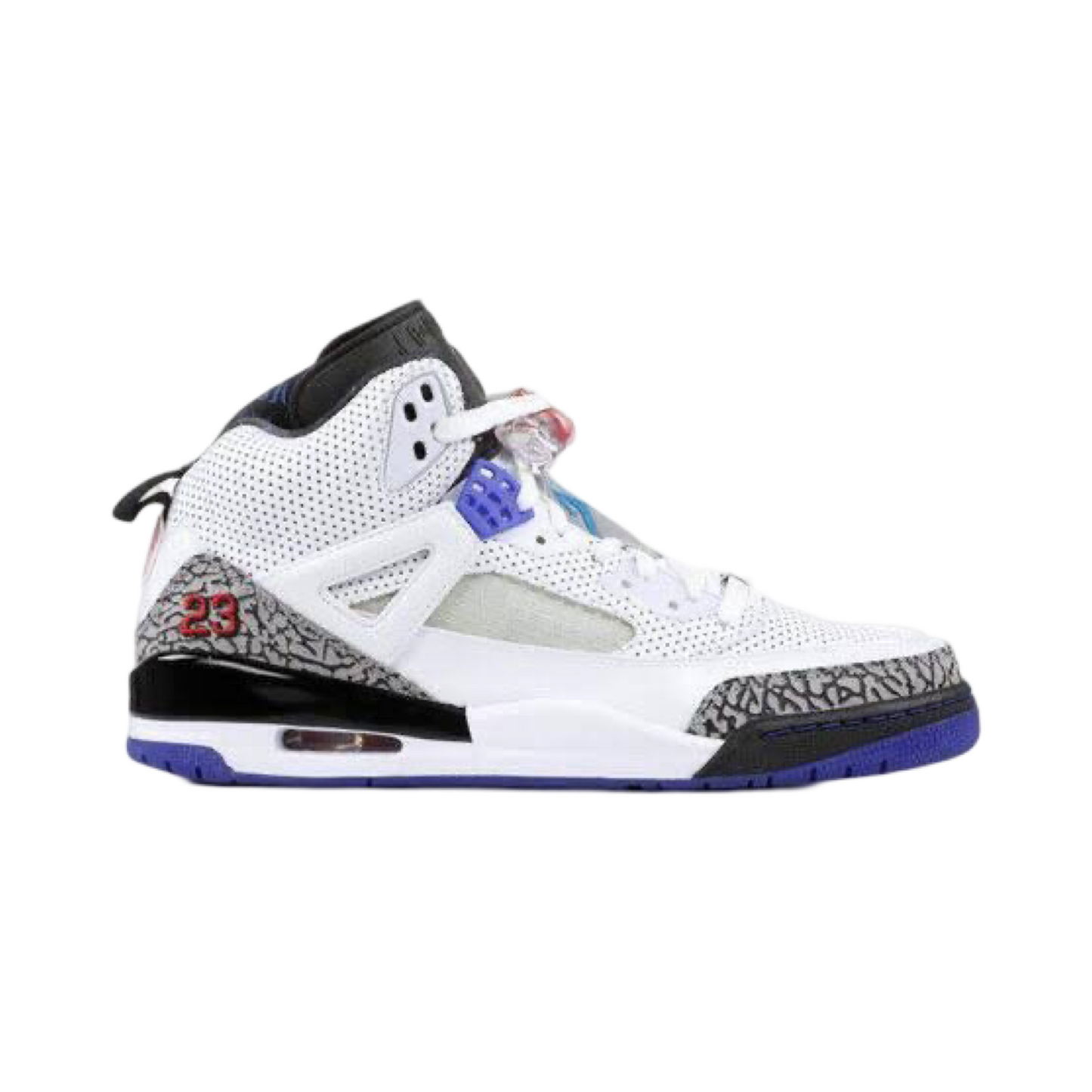 Air Jordan Spizike White Aqua Tone Varsity Purple Red