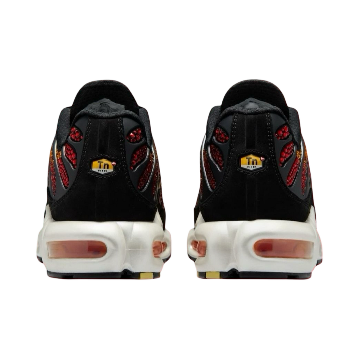 Women's Nike Air Max Plus TN x Swarovski Black Fired Red Pimento