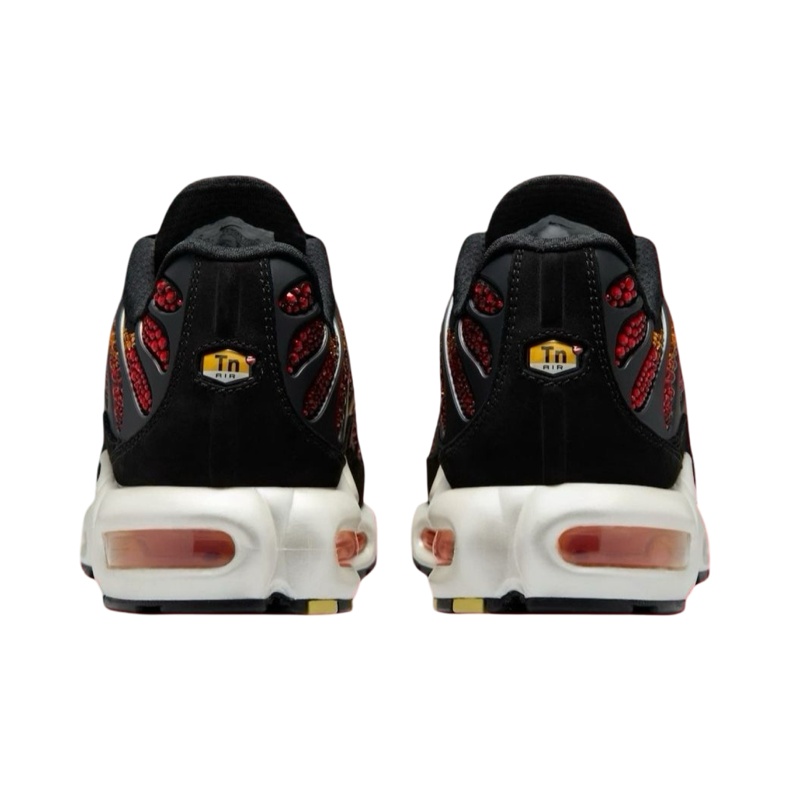 Women's Nike Air Max Plus TN x Swarovski Black Fired Red Pimento