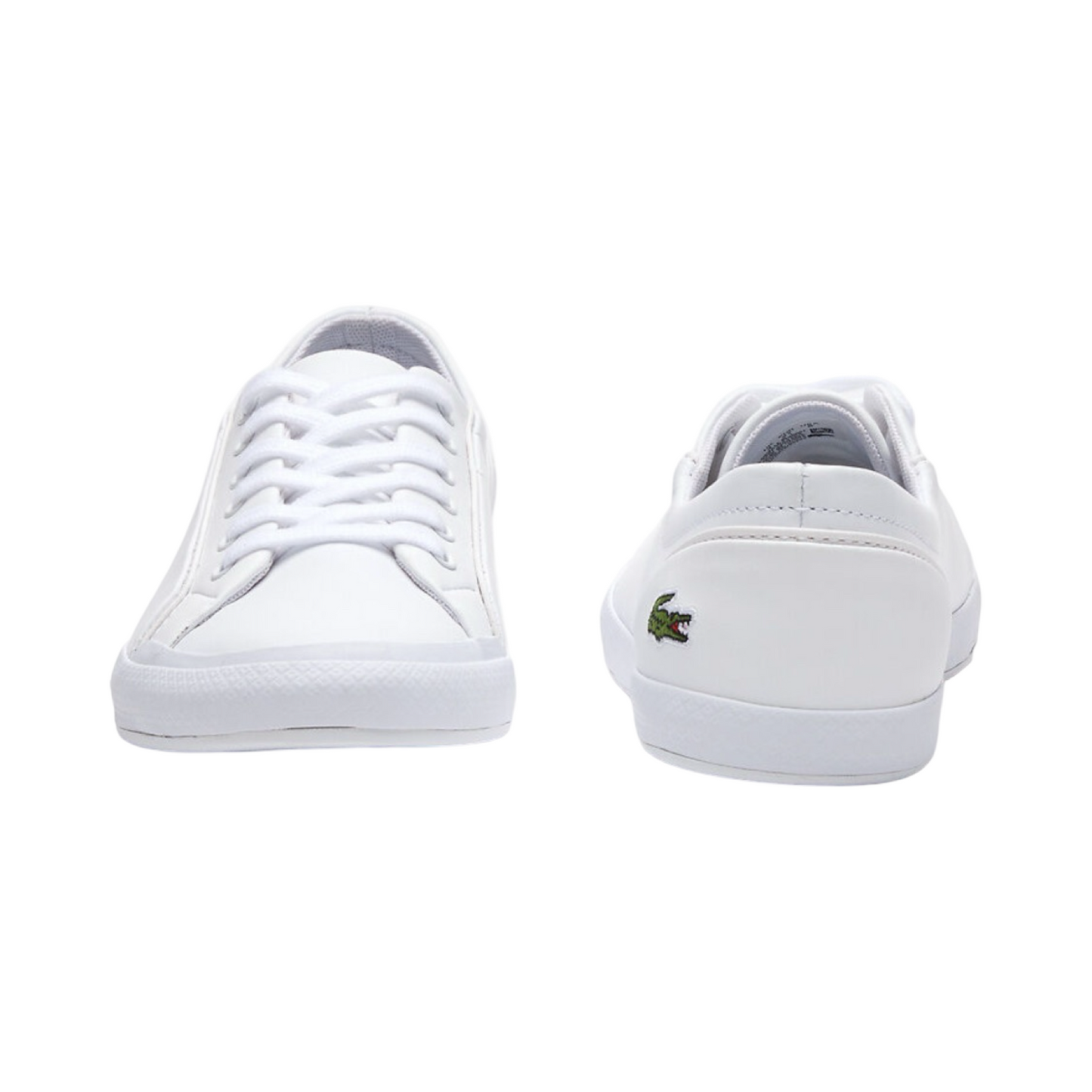 Women's Lancelle White Green by Lacoste