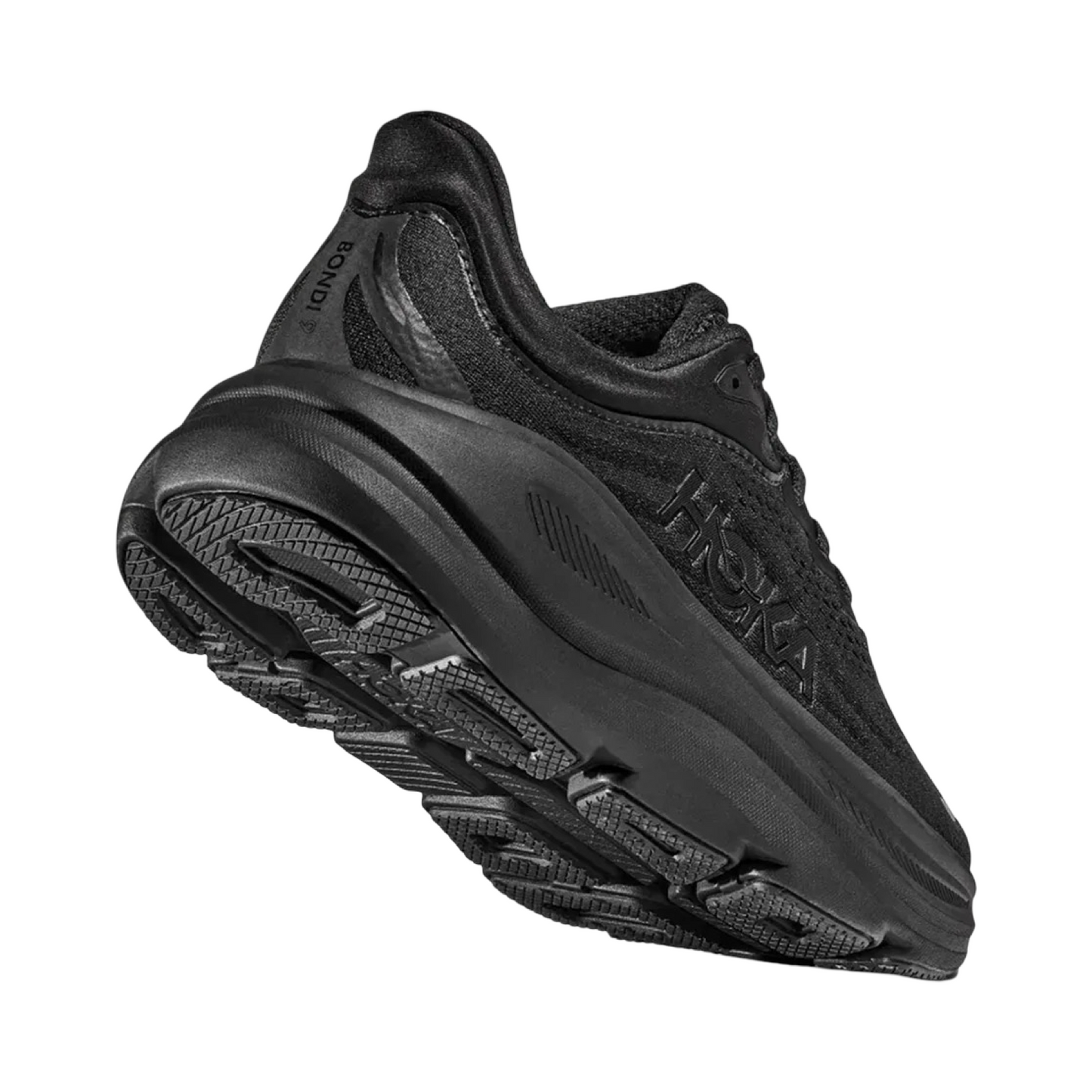 Women's Hoka Bondi 9 B Width Black Black
