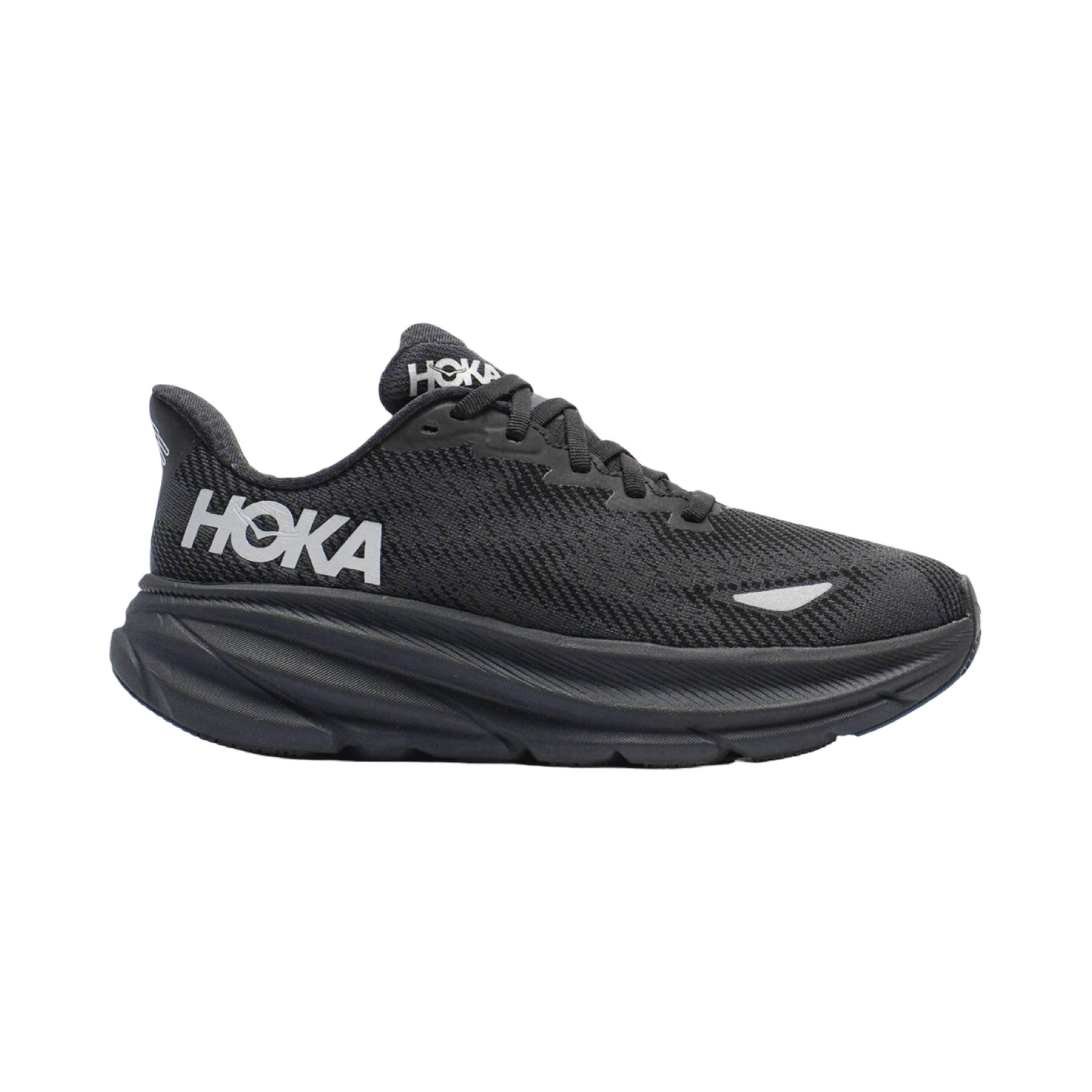 Women's Hoka Clifton 9 GTX Goretex B Width Black Black