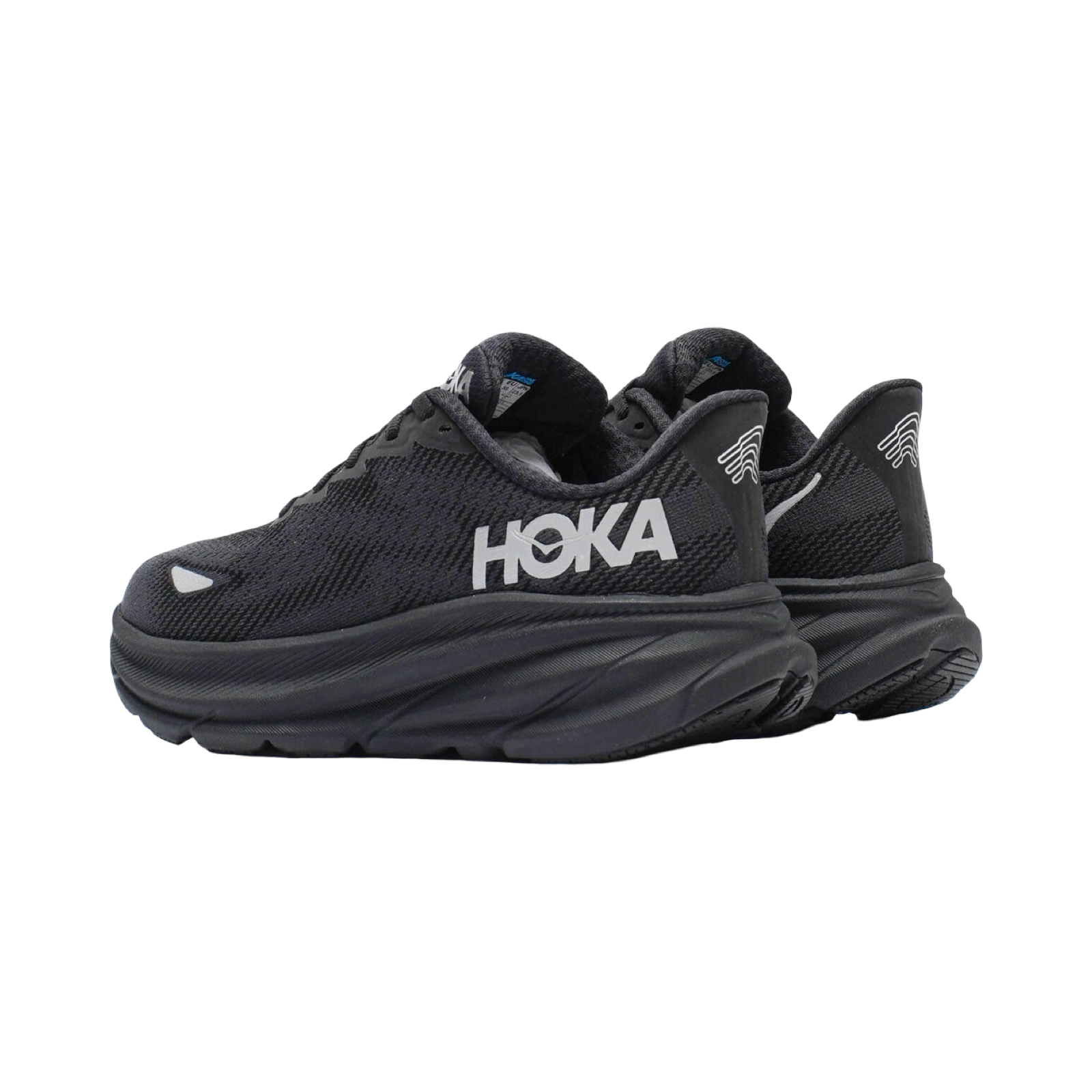 Women's Hoka Clifton 9 GTX Goretex B Width Black Black