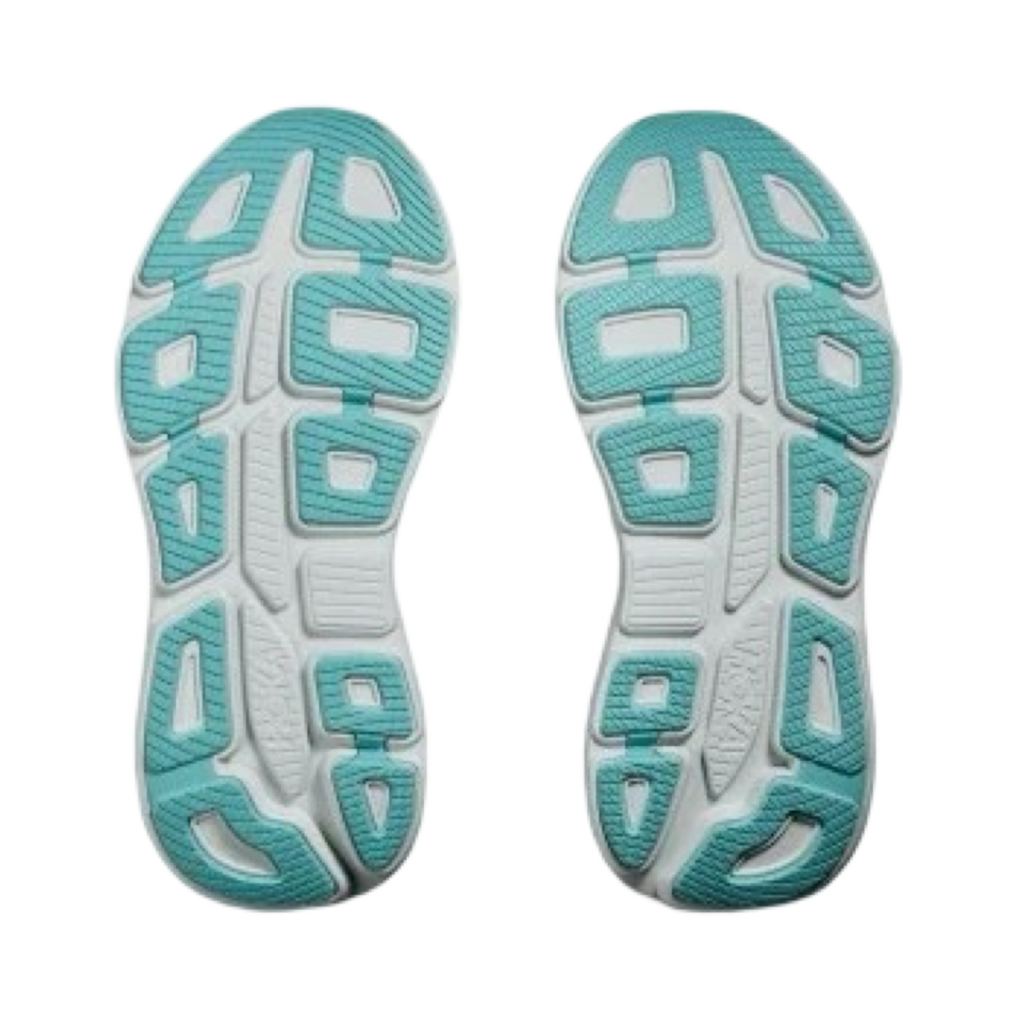 Women's Hoka Bondi 9 B Width White Frost Cielo Blue