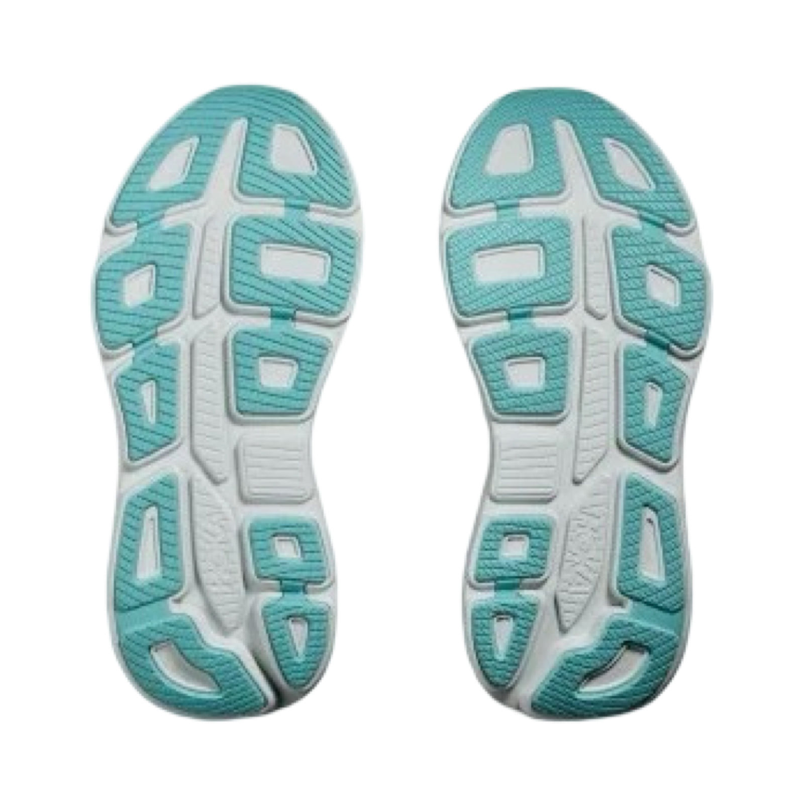 Women's Hoka Bondi 9 B Width White Frost Cielo Blue