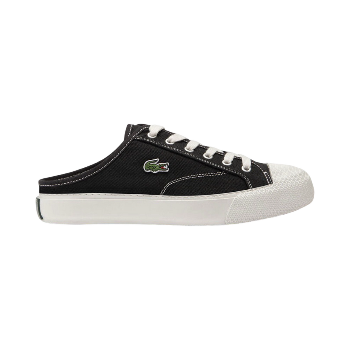 Lacoste Women’s Backcourt Mule 124 Black Off White