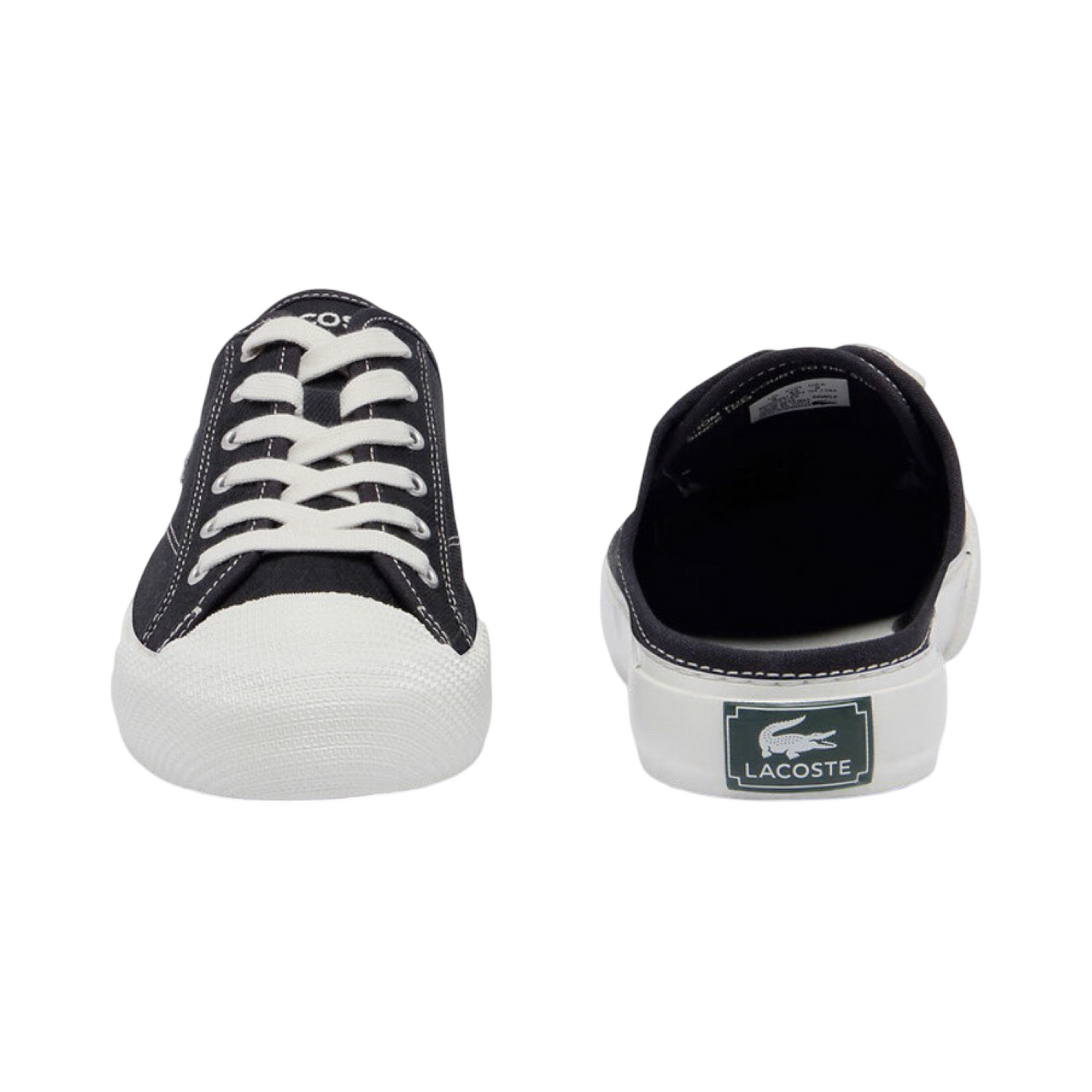 Lacoste Women’s Backcourt Mule 124 Black Off White