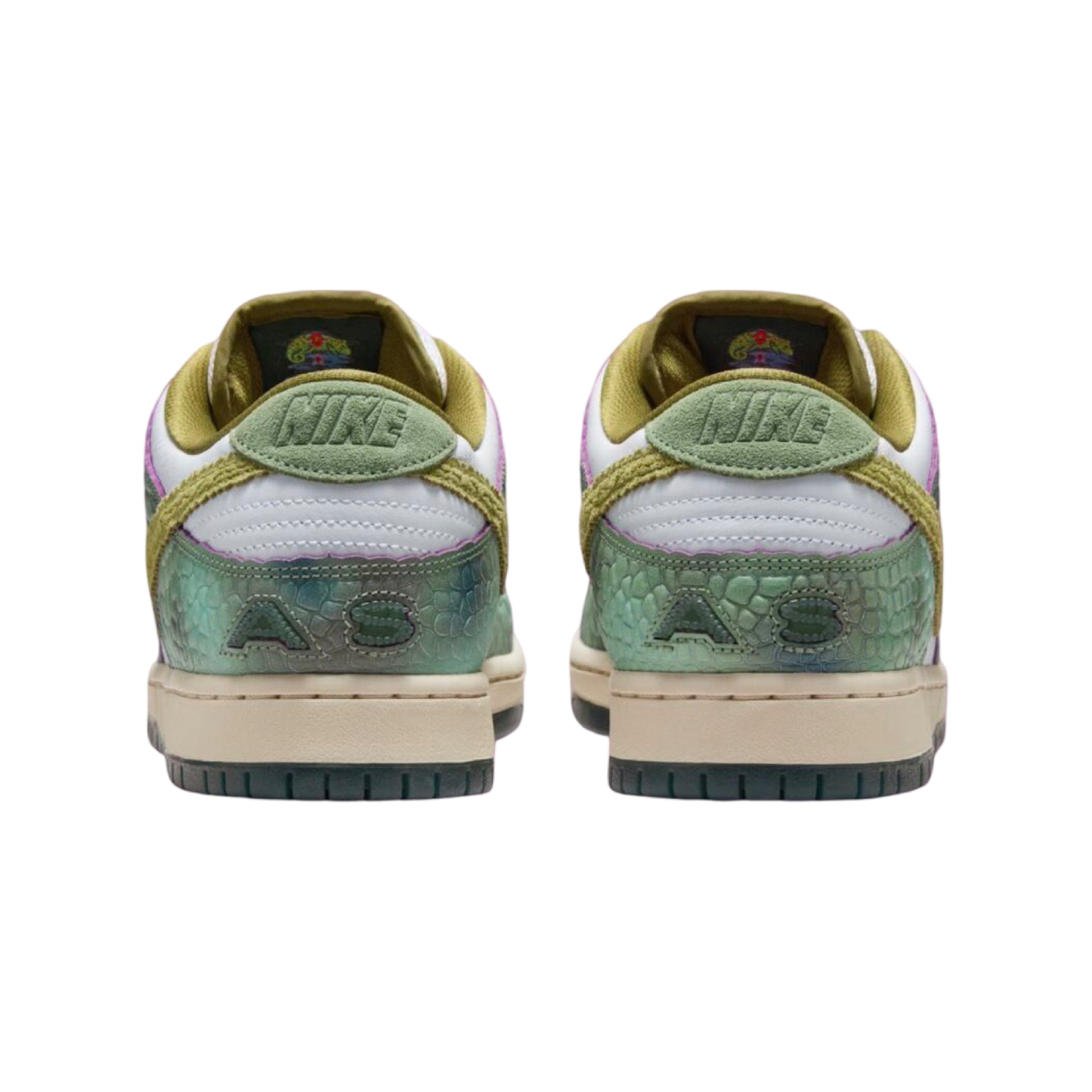 SB Dunk Low Pro QS Oil Green Desert Moss White