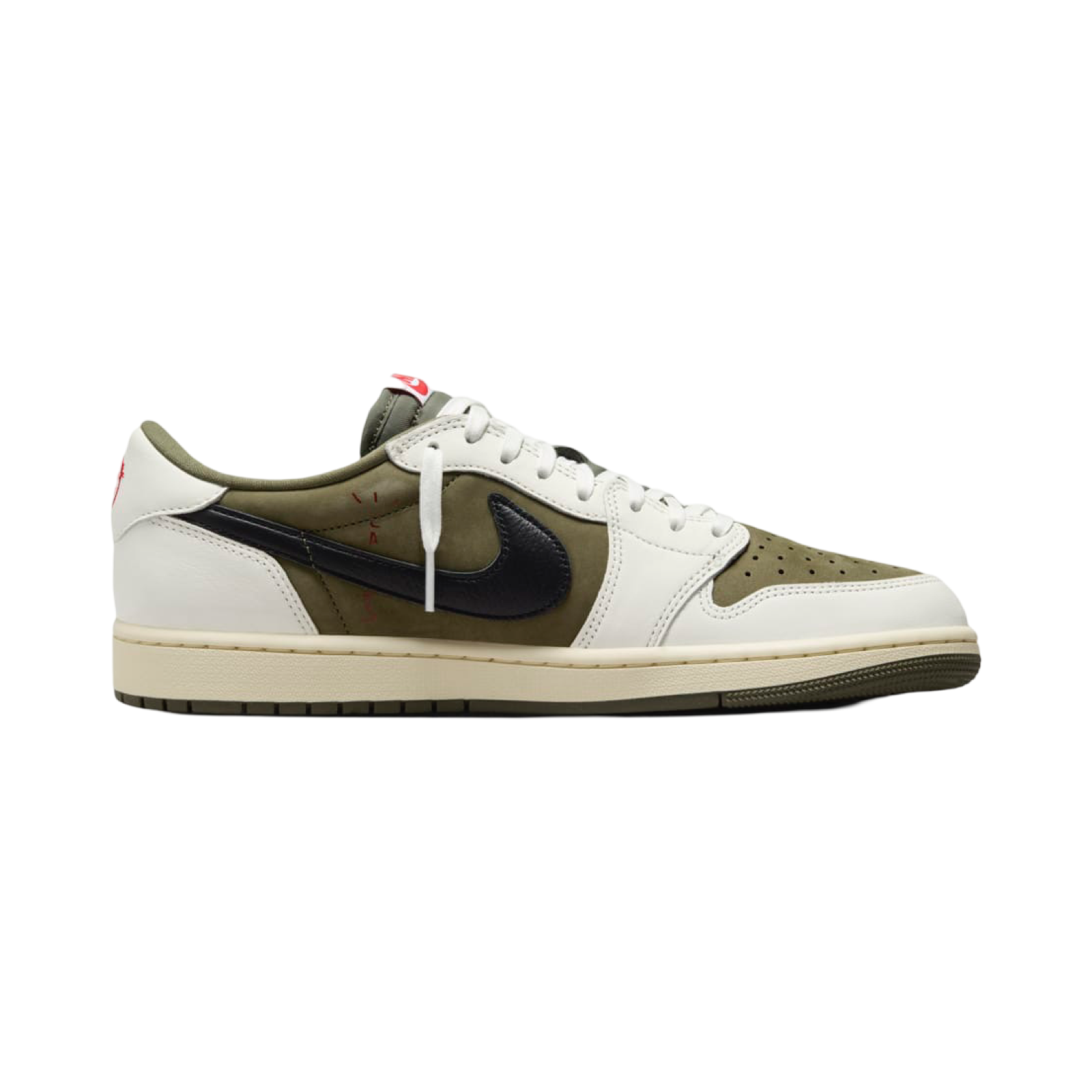 Air Jordan 1 Low OG x Travis Scott Medium Olive Black White DM7866-200