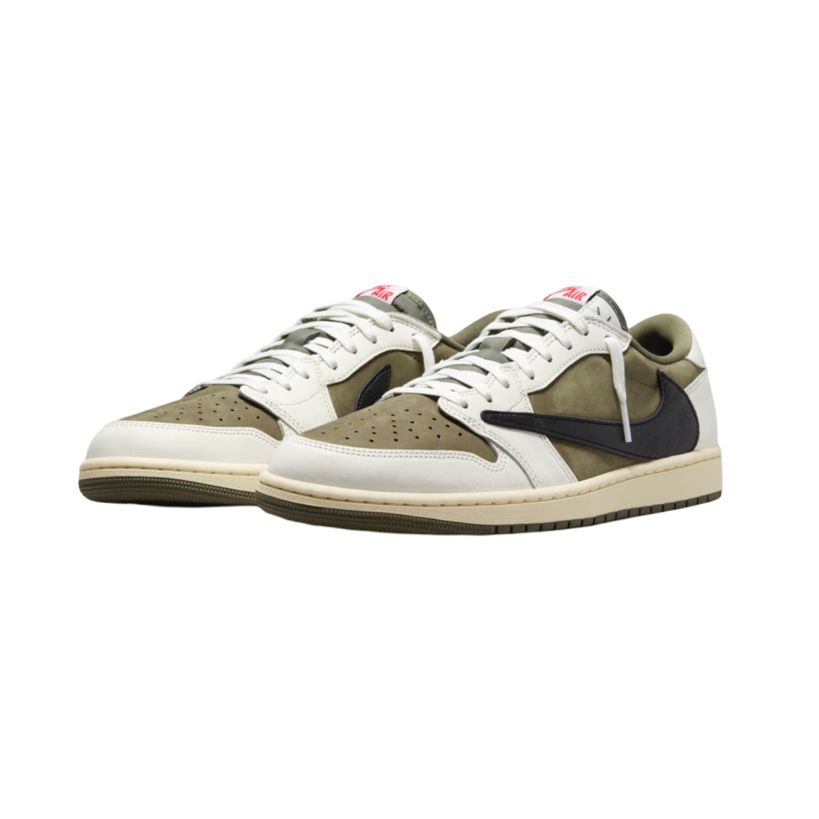 Air Jordan 1 Low OG x Travis Scott Medium Olive Black White DM7866-200