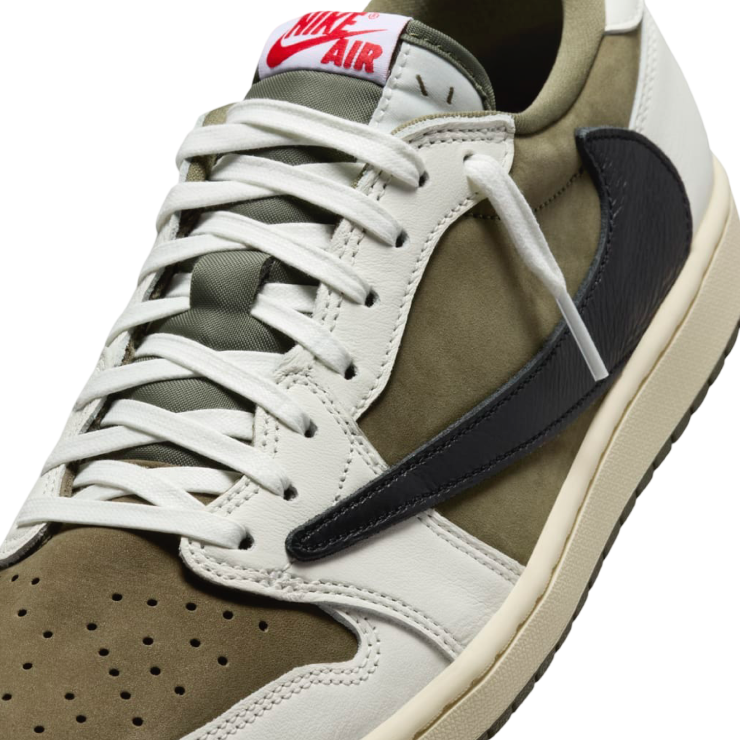 Air Jordan 1 Low OG x Travis Scott Medium Olive Black White