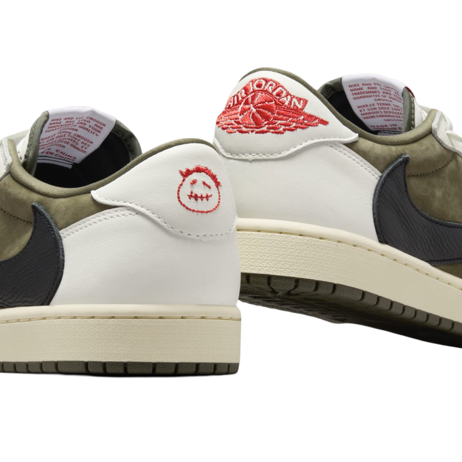 Air Jordan 1 Low OG x Travis Scott Medium Olive Black White DM7866-200