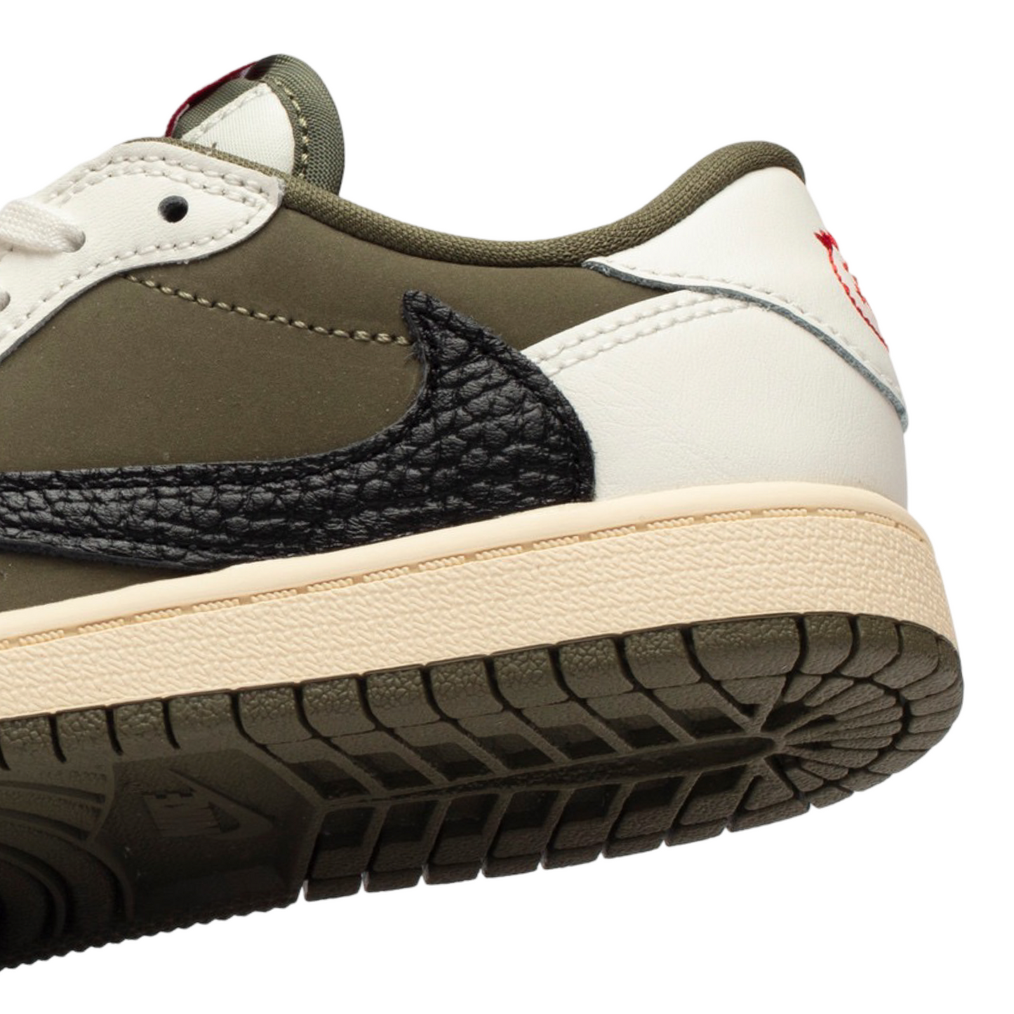 Kids Air Jordan 1 Low OG SP (PS) x Travis Scott Medium Olive Black White