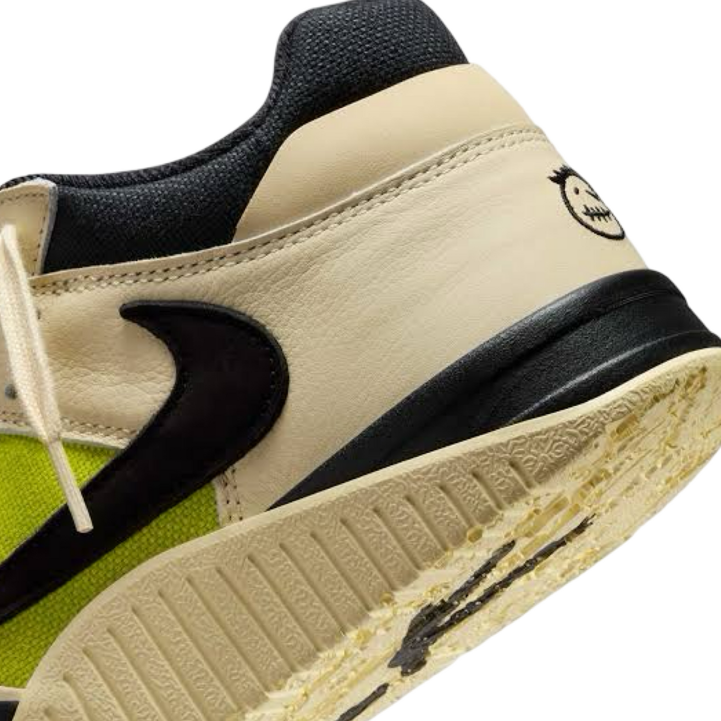 Travis Scott Jumpman Jack Muslin Black Bright Citrus