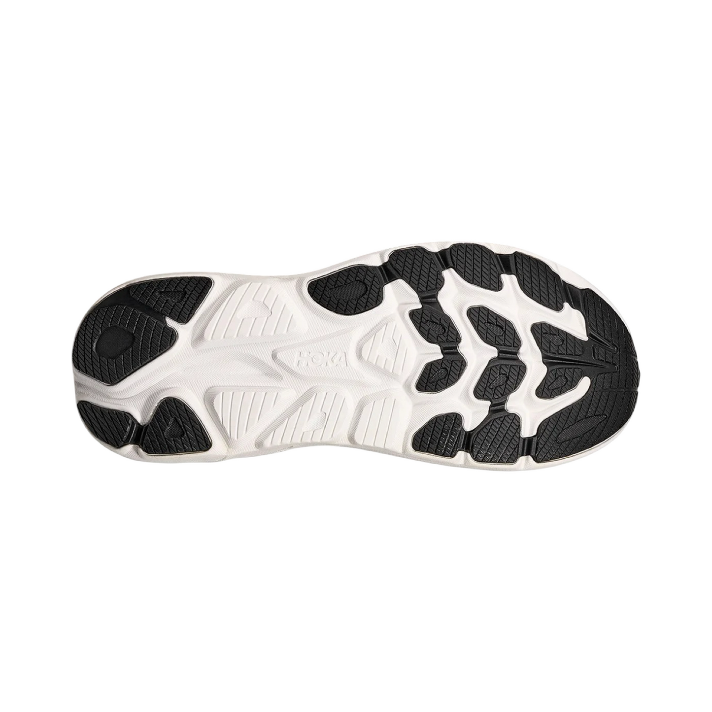 Men's Hoka Clifton 10 D Width Black White