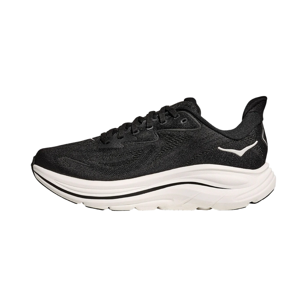 Men's Hoka Clifton 10 D Width Black White