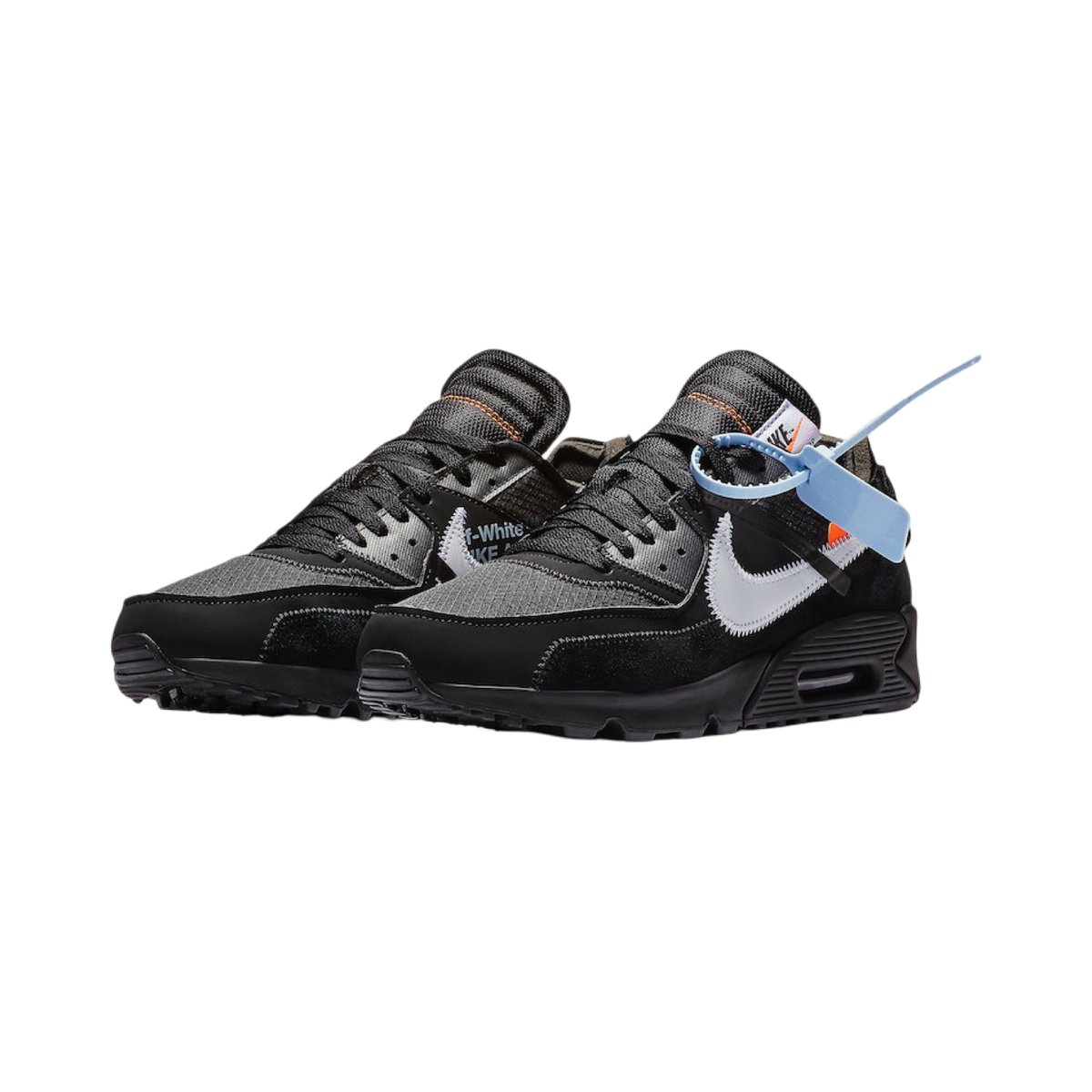 OFF-WHITE x Nike Air Max 90 Black Cone White  AA7293-001