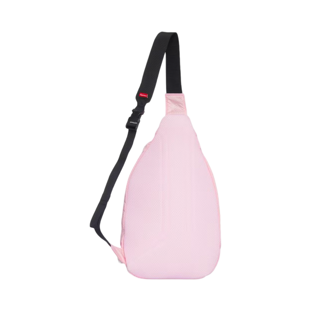 Supreme Corduroy Sling Bag Pink Black SS22