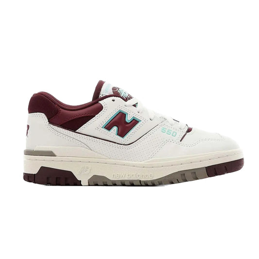 New Balance 550 Burgundy Cyan