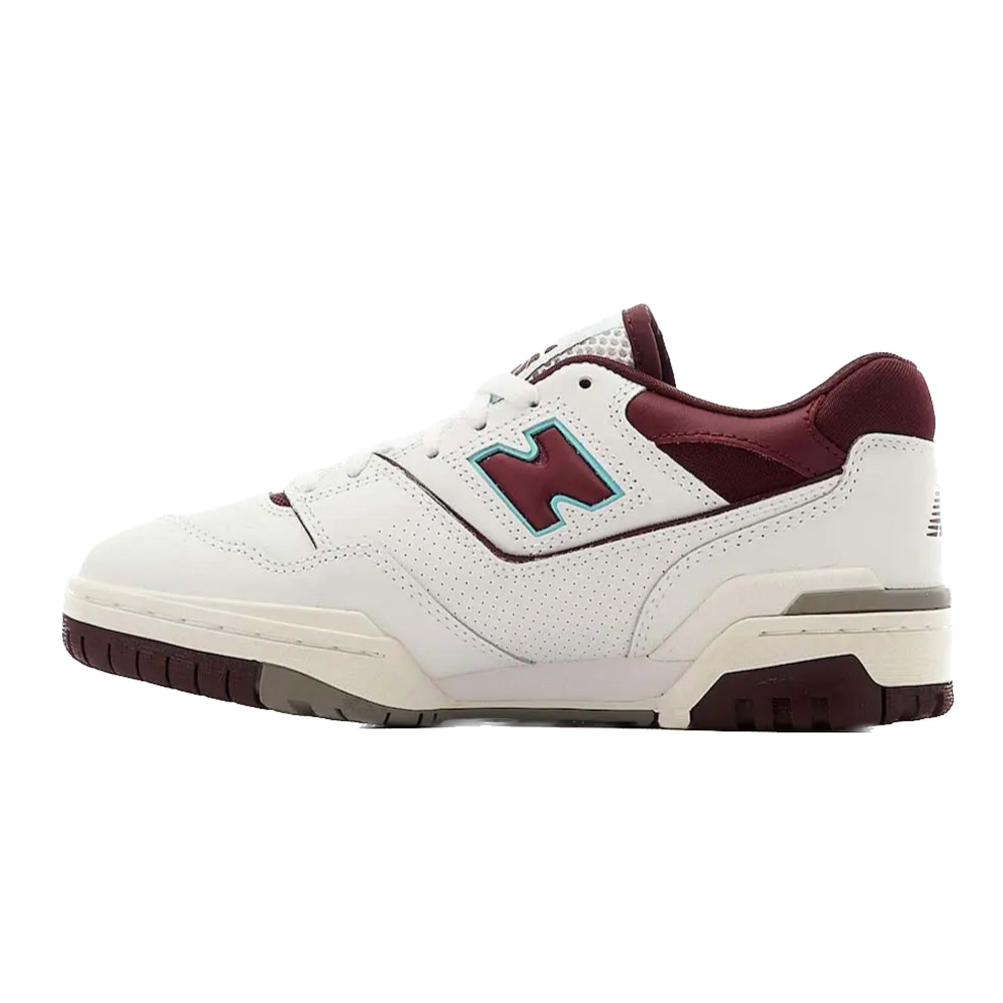 New Balance 550 Burgundy Cyan