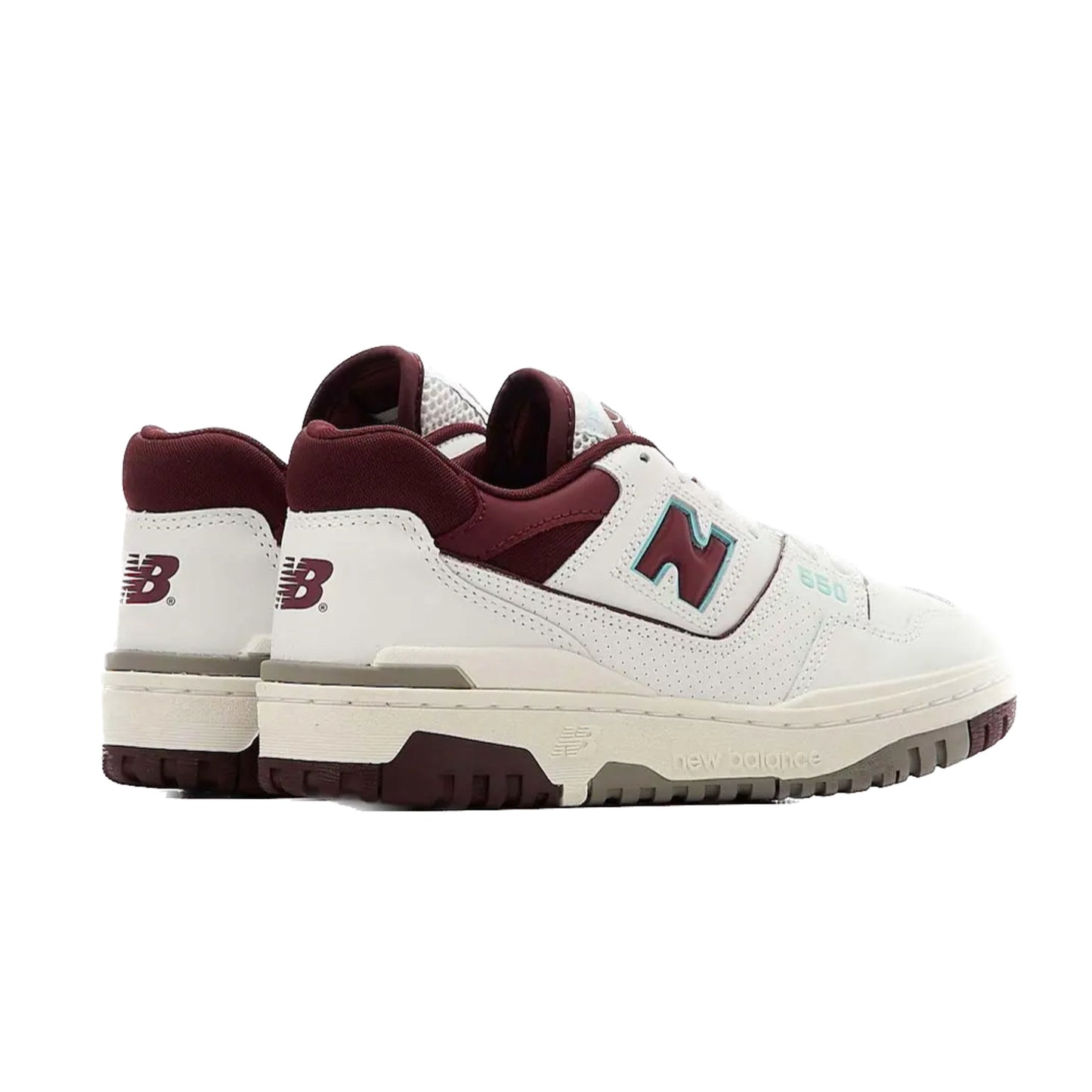 New Balance 550 Burgundy Cyan