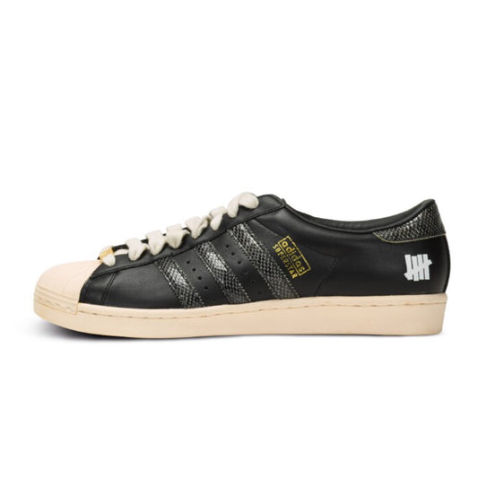 Adidas Original 35th Anniversary Consortium Superstar X Undefeated Black Black White