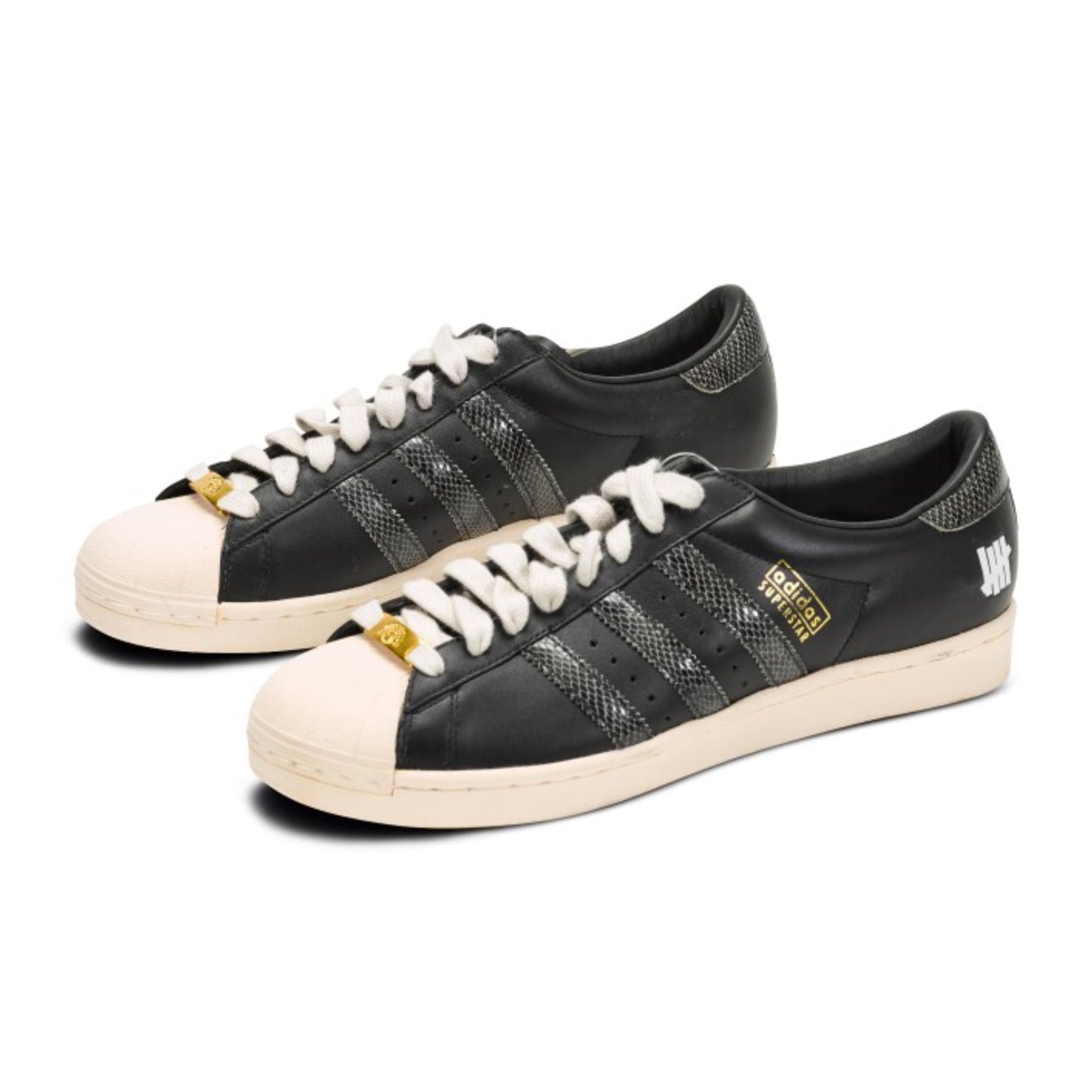 Adidas Original 35th Anniversary Consortium Superstar X Undefeated Black Black White