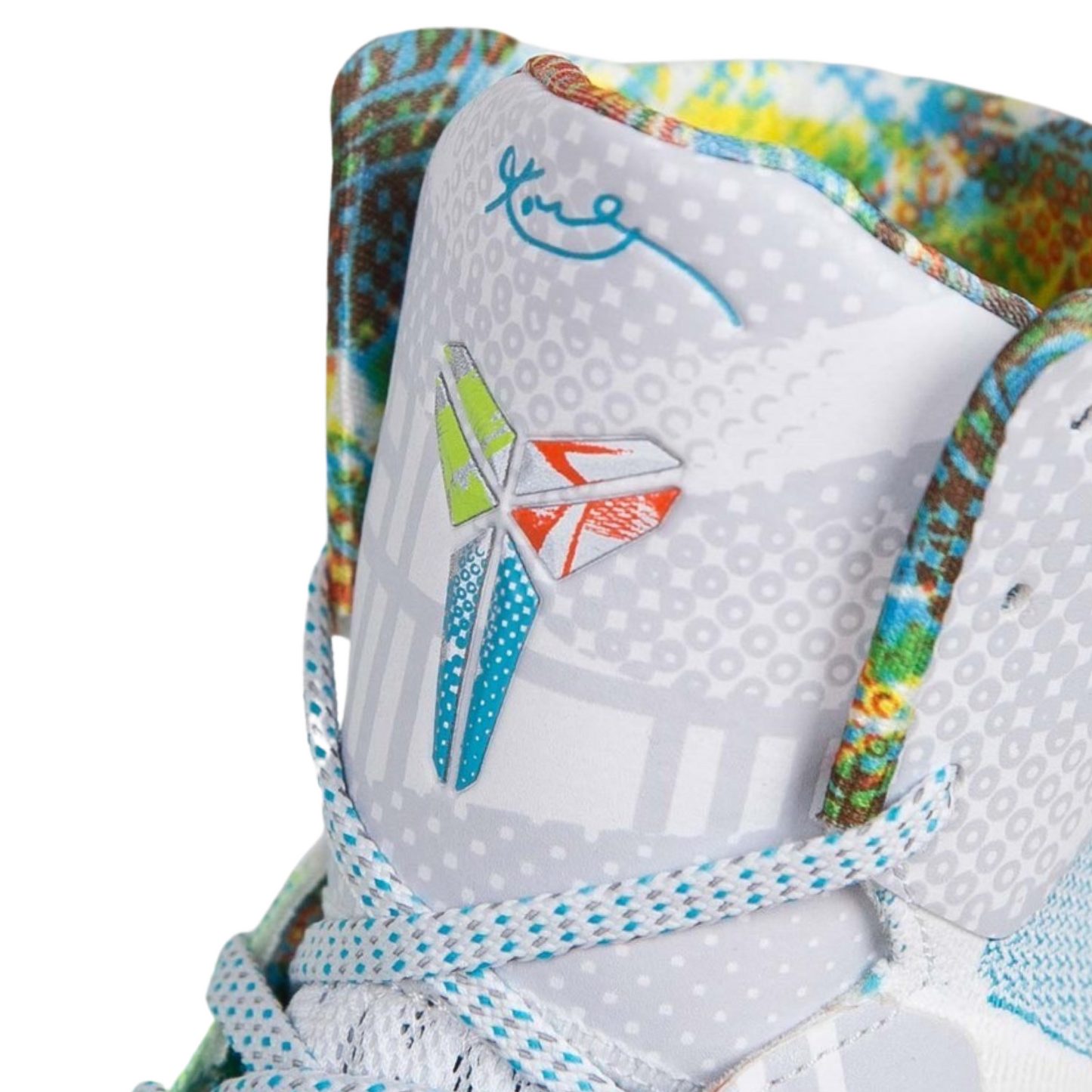 Kobe IX Elite Premium "What the Kobe" Multi Colour Reflective Silver Chlorine Blue