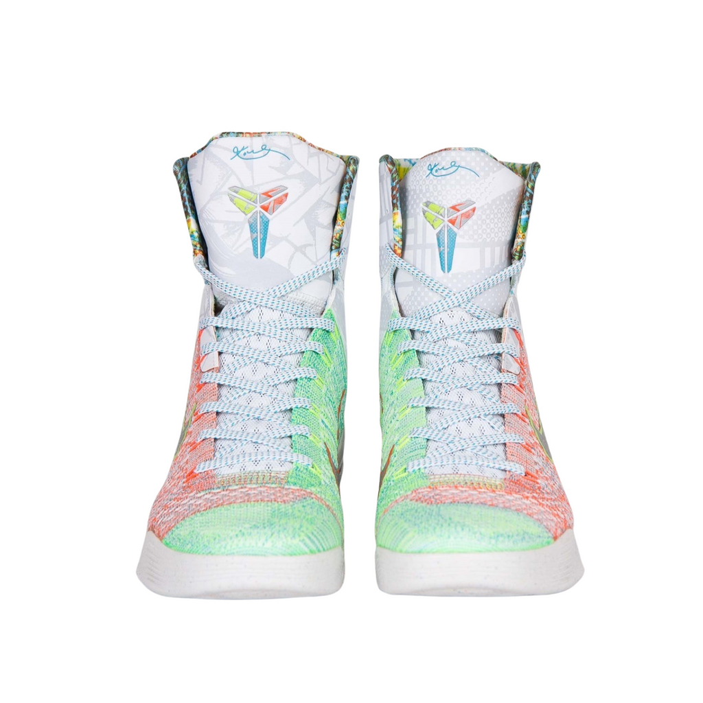 Kobe IX Elite Premium "What the Kobe" Multi Colour Reflective Silver Chlorine Blue