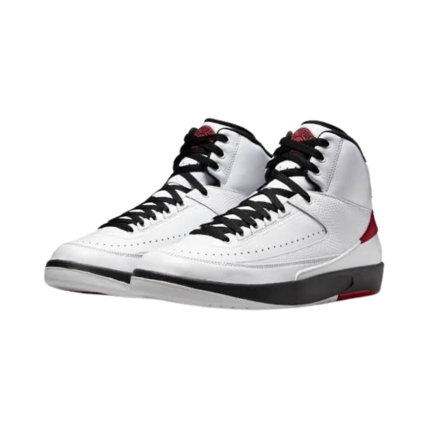 Air Jordan 2 White Varsity Red Black